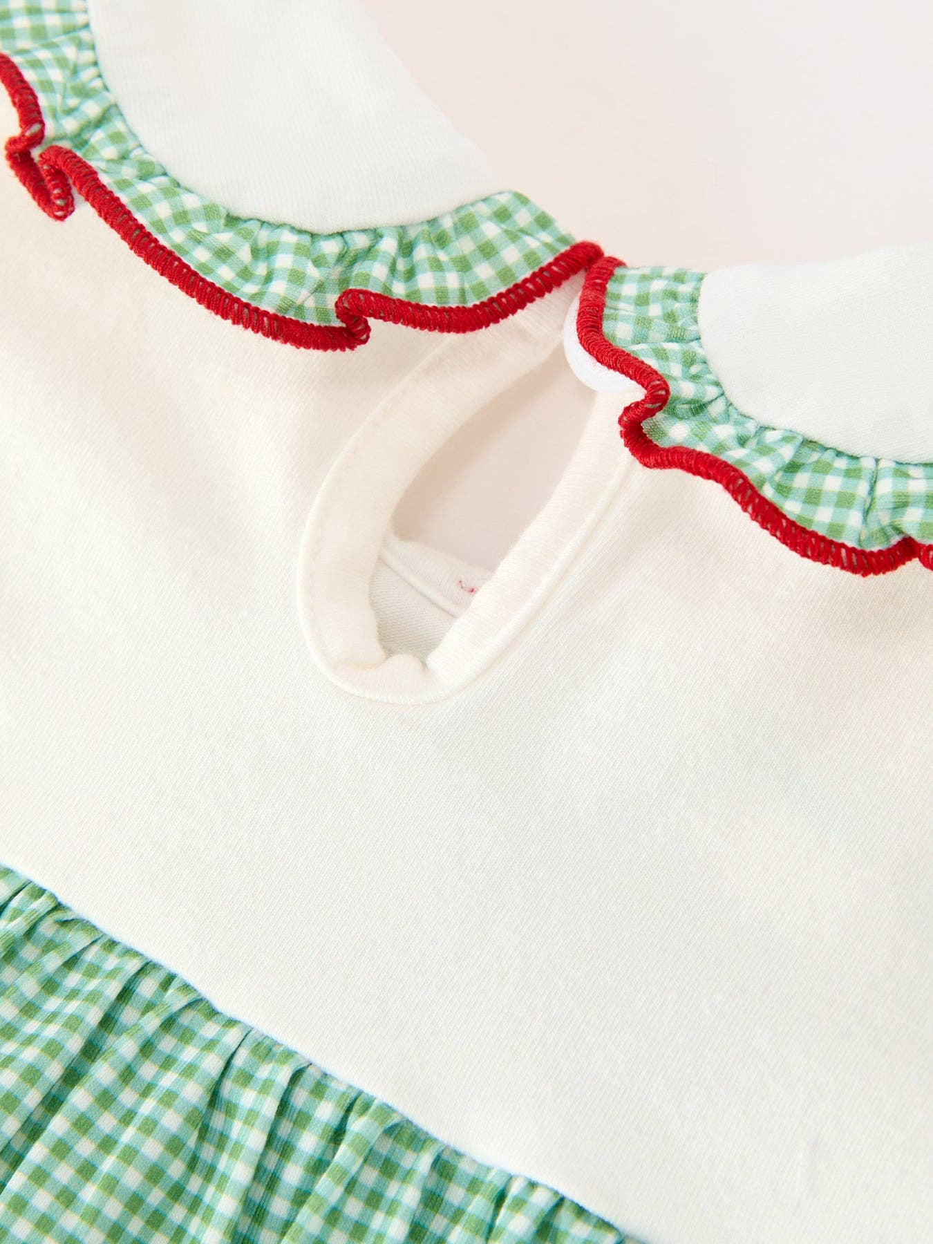 PREORDER: Mistletoe & Gingham Dress (ETA Early October)