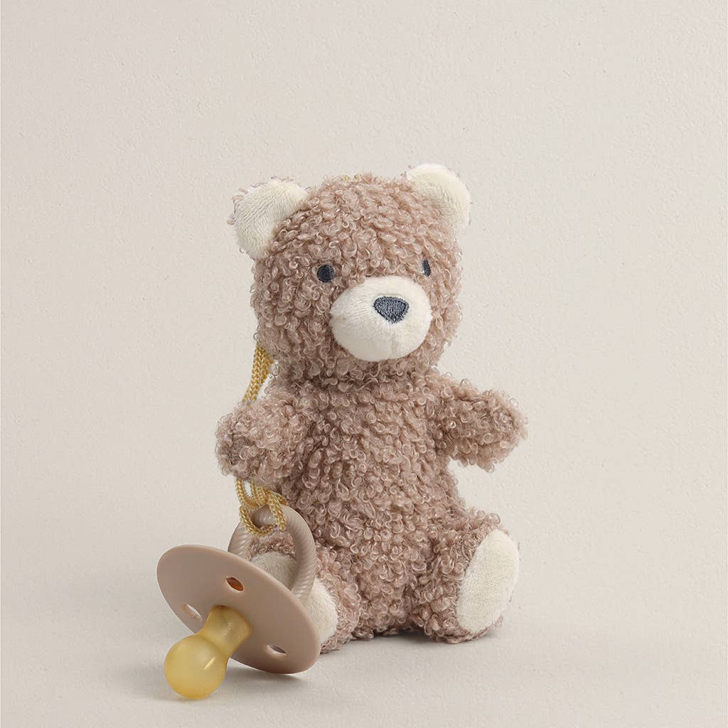 *FOUR OPTIONS* Bitzy Pal Natural Rubber Pacifier & Plush