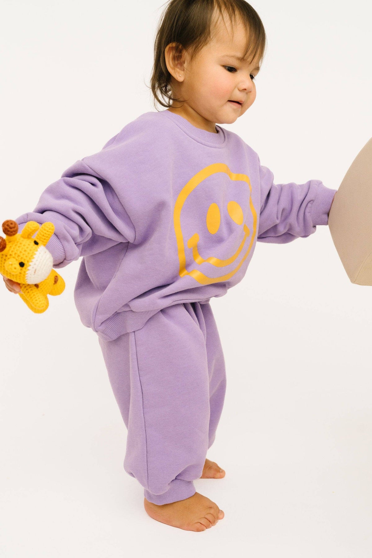 Violet Happy Sweatsuit