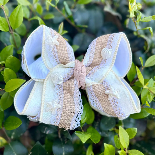 Seashell Beach Bow 6"