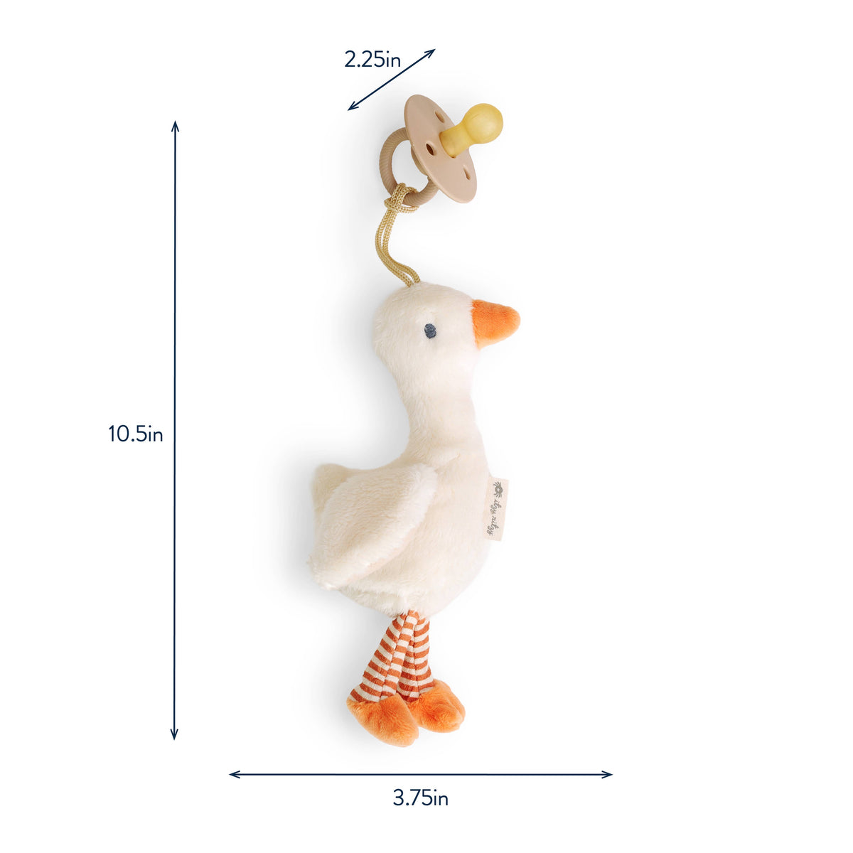 *FOUR OPTIONS* Bitzy Pal Natural Rubber Pacifier & Plush