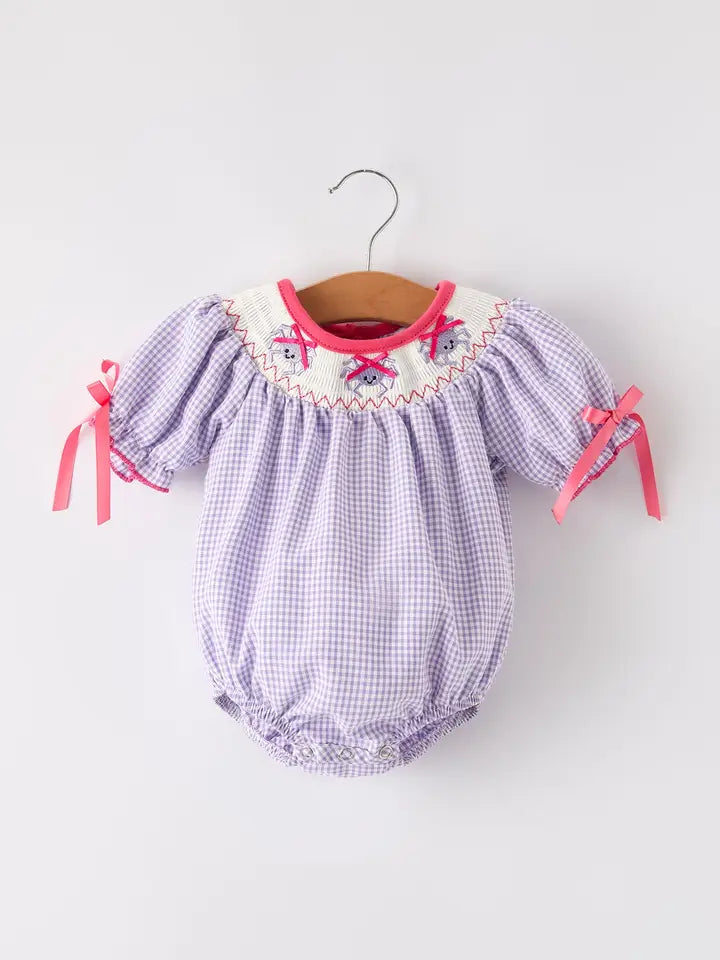 Bitty Boo Spider Smocked Bubble