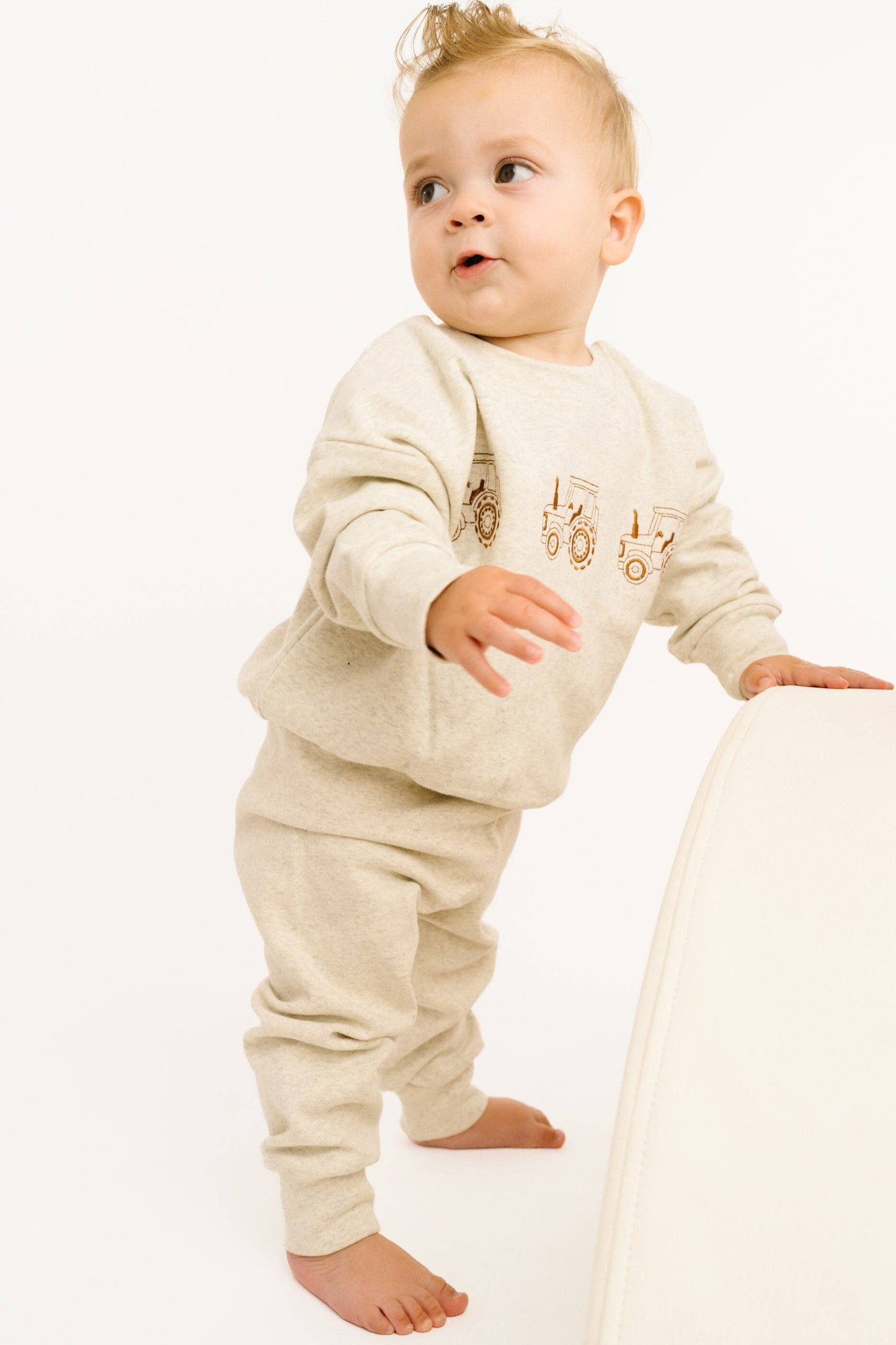 Tractor Embroidered Crewneck Set (ETA: 8/26/26)
