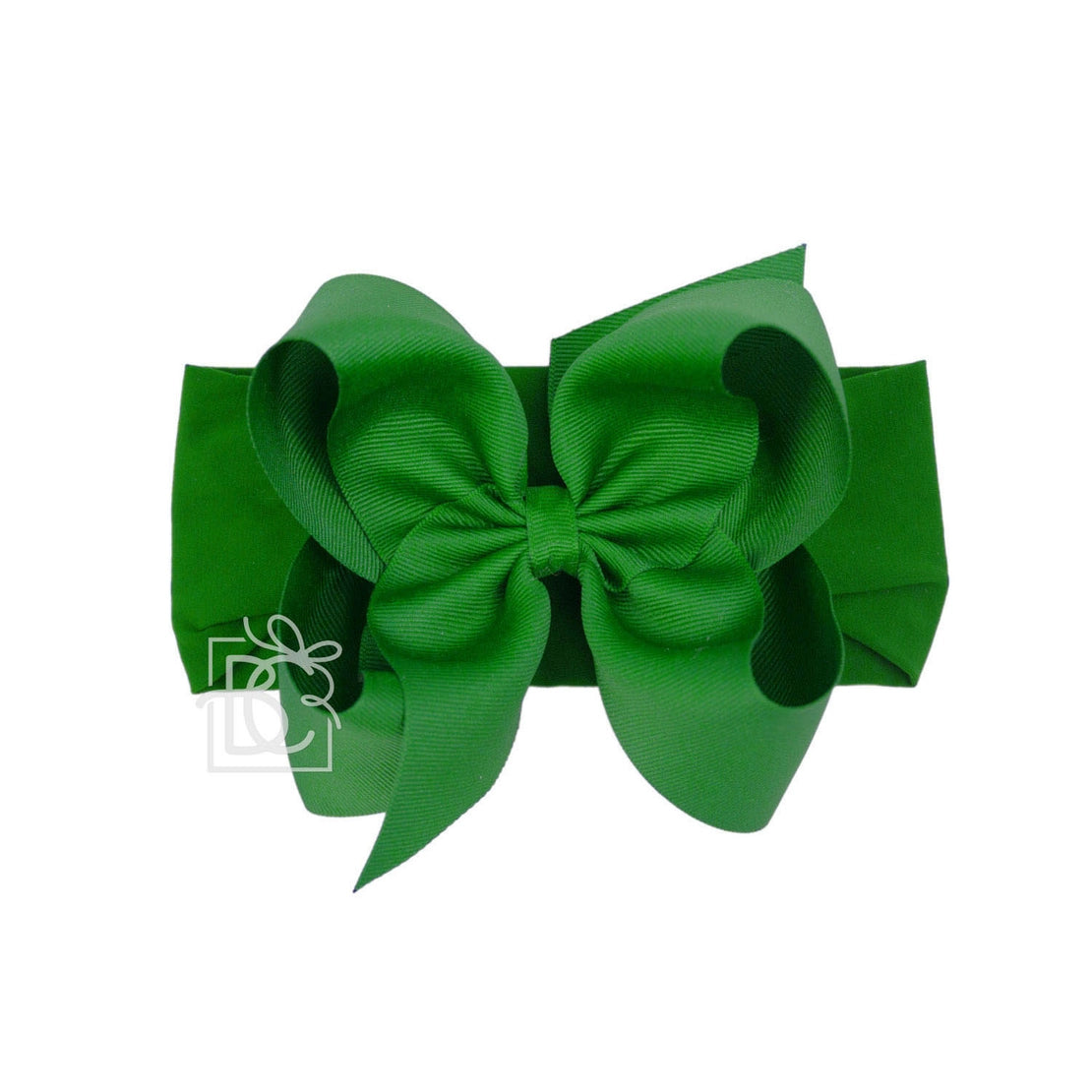 Wide Pantyhose Headband W/Classic Grosgrain Bow (Beyond Creations)