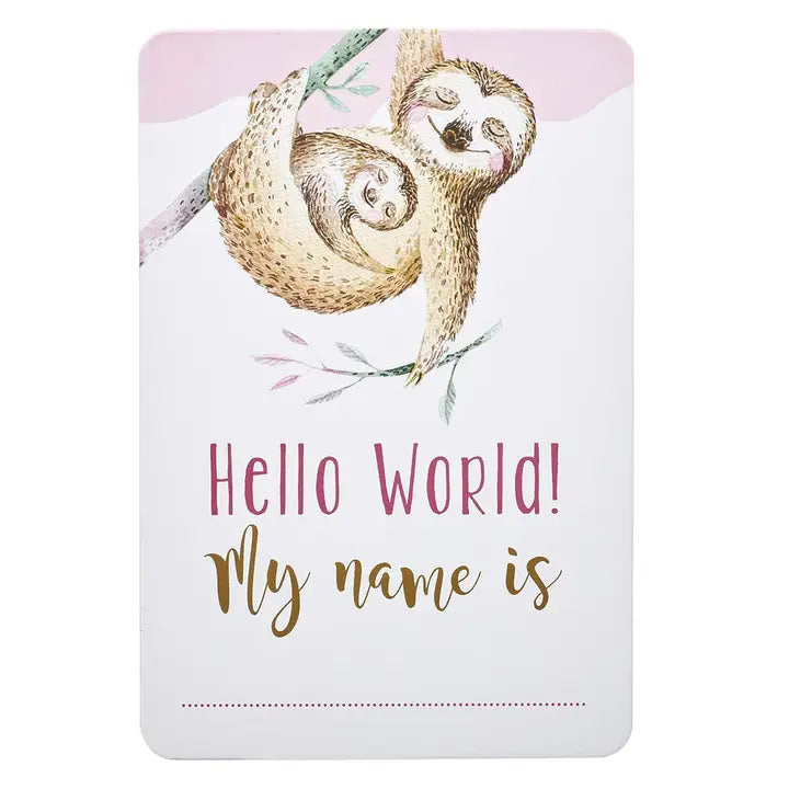 Card Box My Baby Girl's Milestones