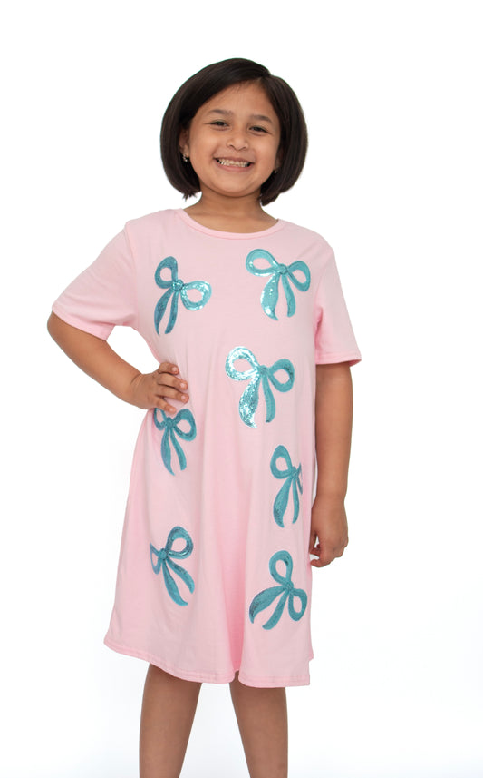 Shimmer & Bows Dress