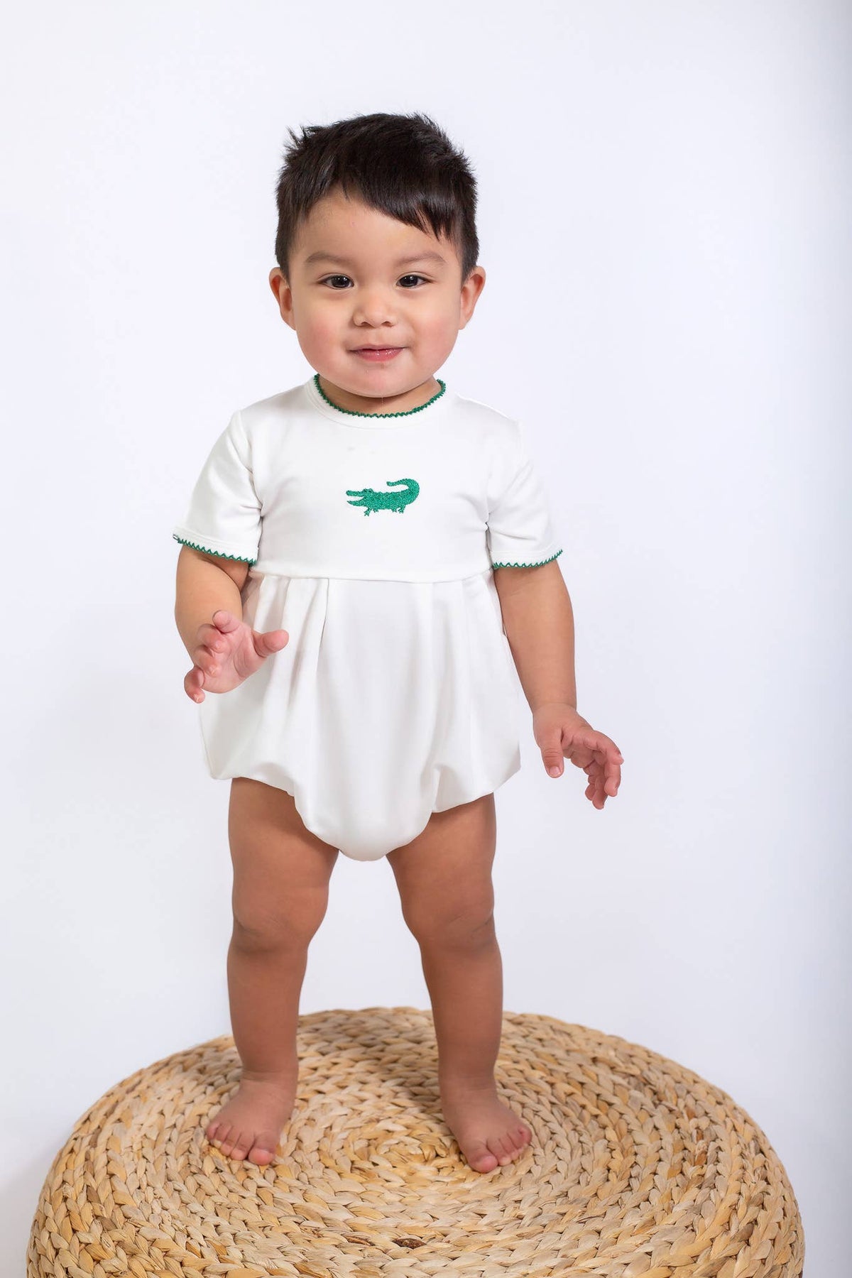Alligator - Embroidered Bubble