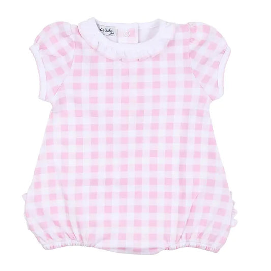 Baby Checks Bubble - Pink (Magnolia Baby)