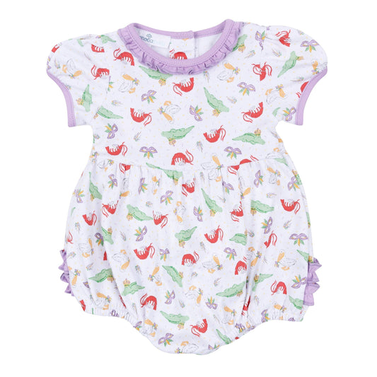 Bayou Pals Print Ruffle Bubble