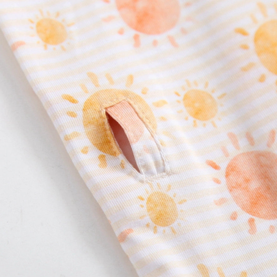Brighter Days Zippered Baby Romper (ETA: 7/21/26)