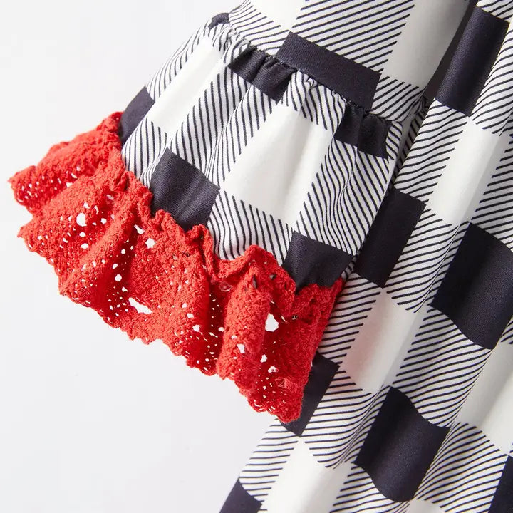 Merry Santa Ruffles Dress (SPECIAL DEAL)