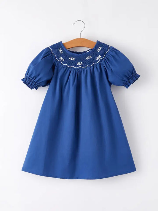 USA Smocked Dress