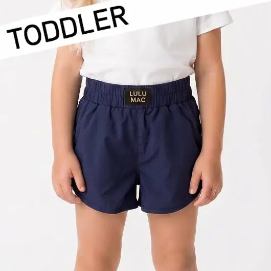 Navy Solid Toddler Short (PRESALE: ETA 7/16/26)