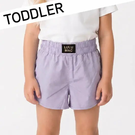 Lavender Solid Toddler Short (PRESALE: ETA 7/16/26)