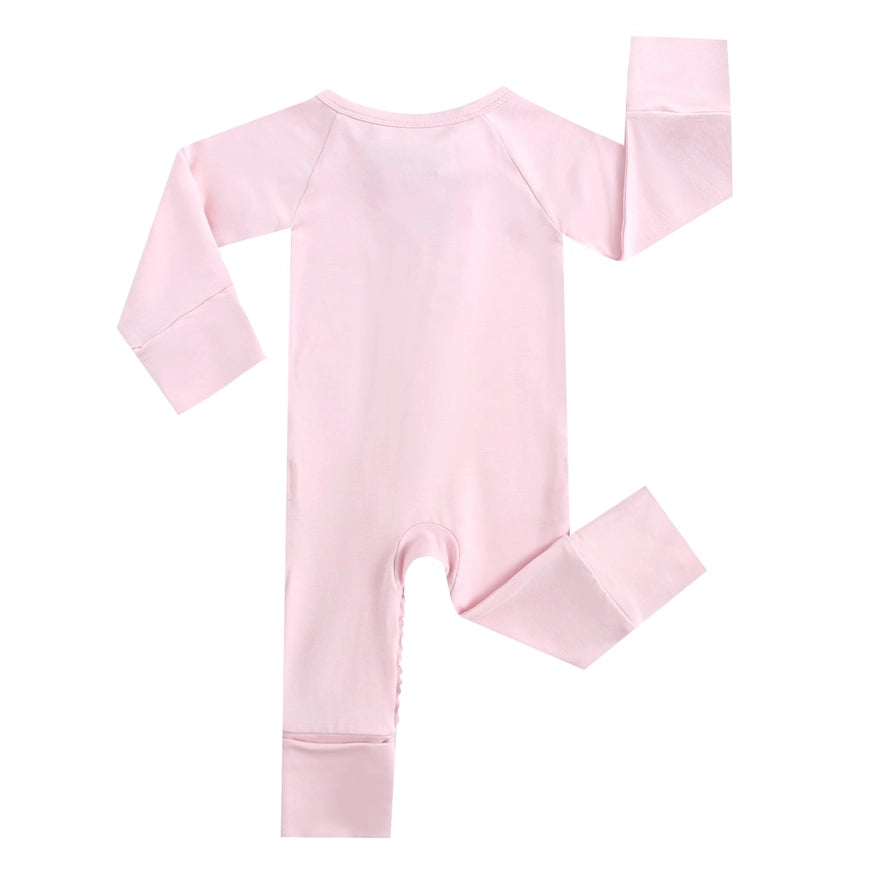 Dawn Ruffled Bamboo Baby Clothing Light Pink Baby Girl (ETA: 7/21/26)