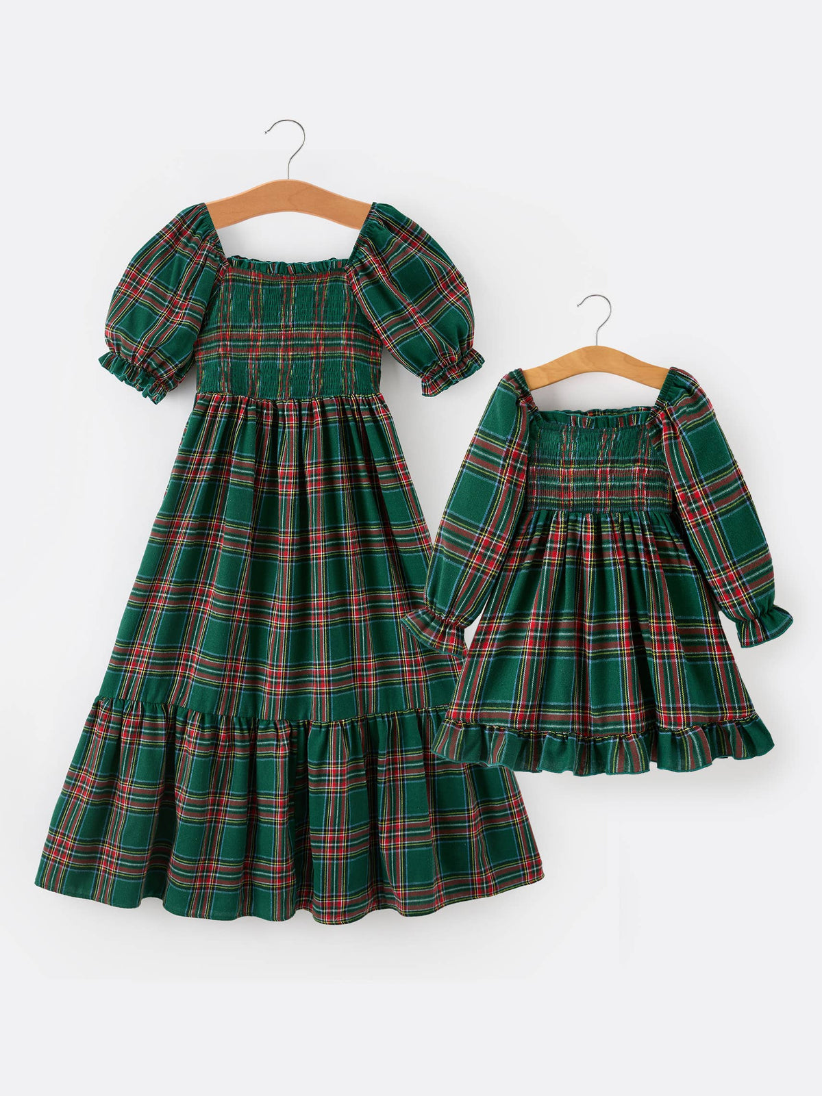Christmas Green Plaid Mommy and Me Matching Dress (ETA: END OF OCTOBER)
