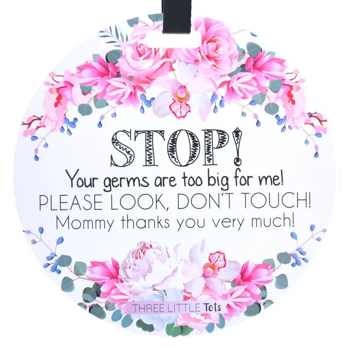 No Touching Stroller Tag
