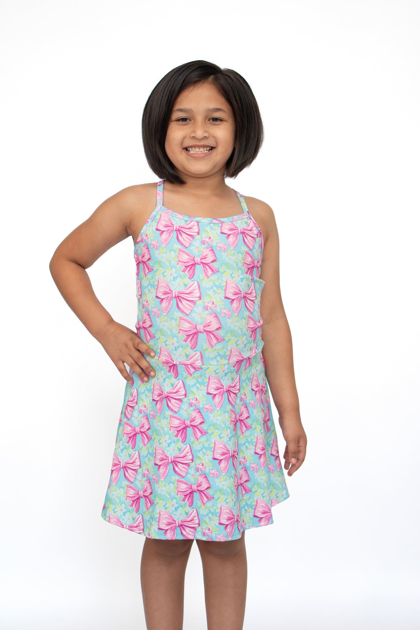 Paradise Coquette Athletic Girls Dress