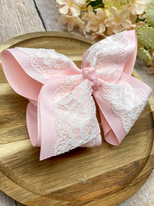 Chantilly Lace Two-Tone Bow