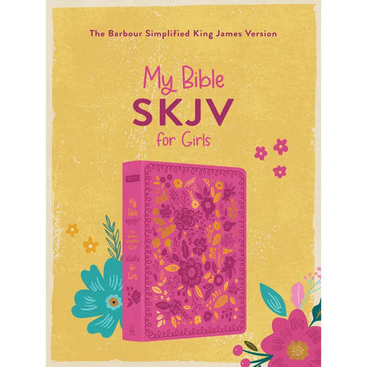 My Bible Skjv For Girls (Pink and Gold Florals)