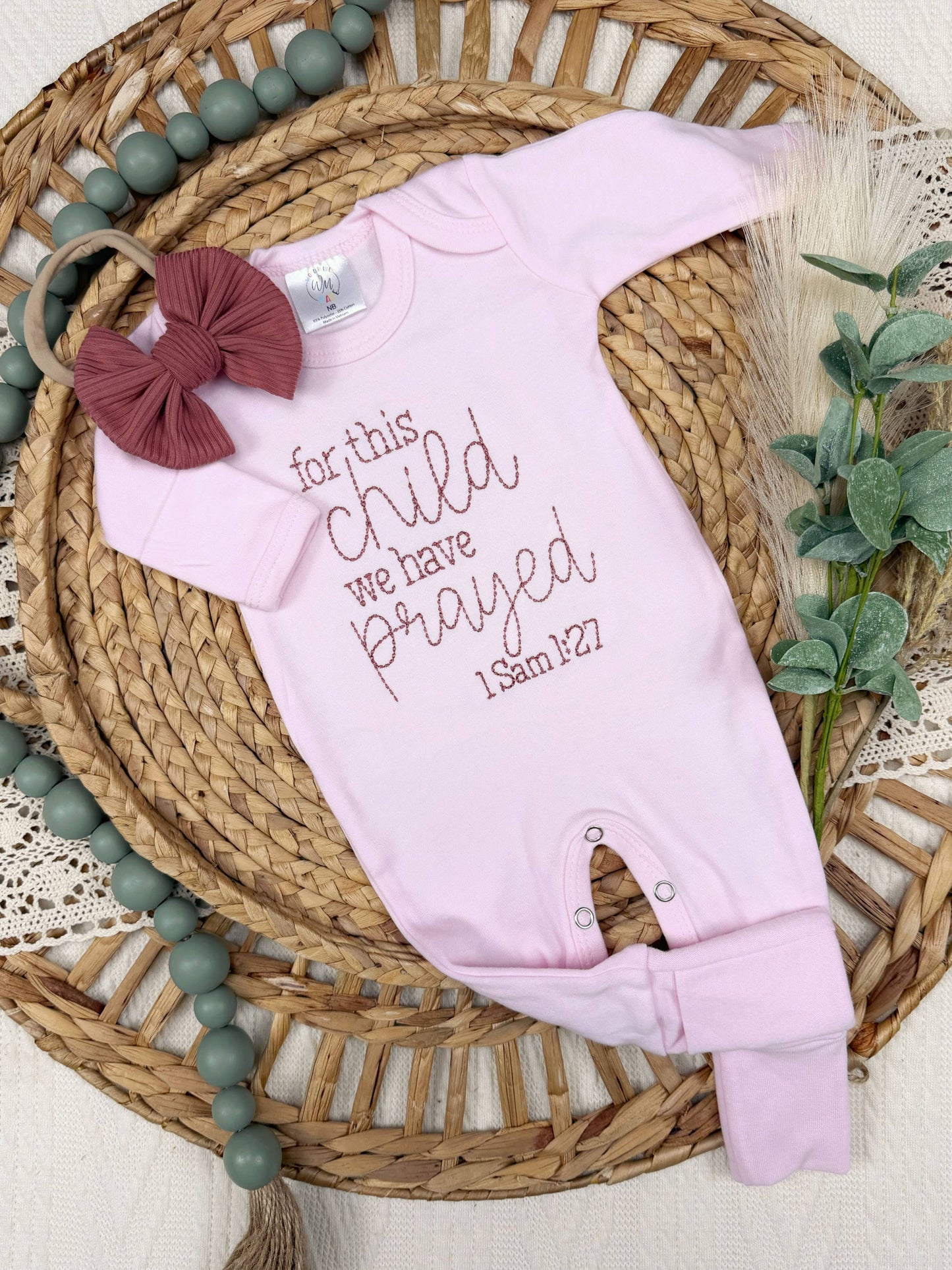 For This Child We Have Prayed | Pink
