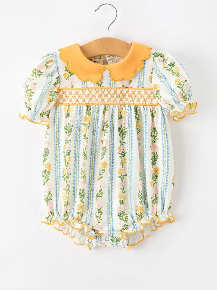 (PRESALE) Golden Garden Smocked Bubble (ETA: Mid August)
