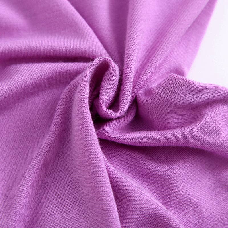 Luxie Lavender Ruffled Convertible Romper