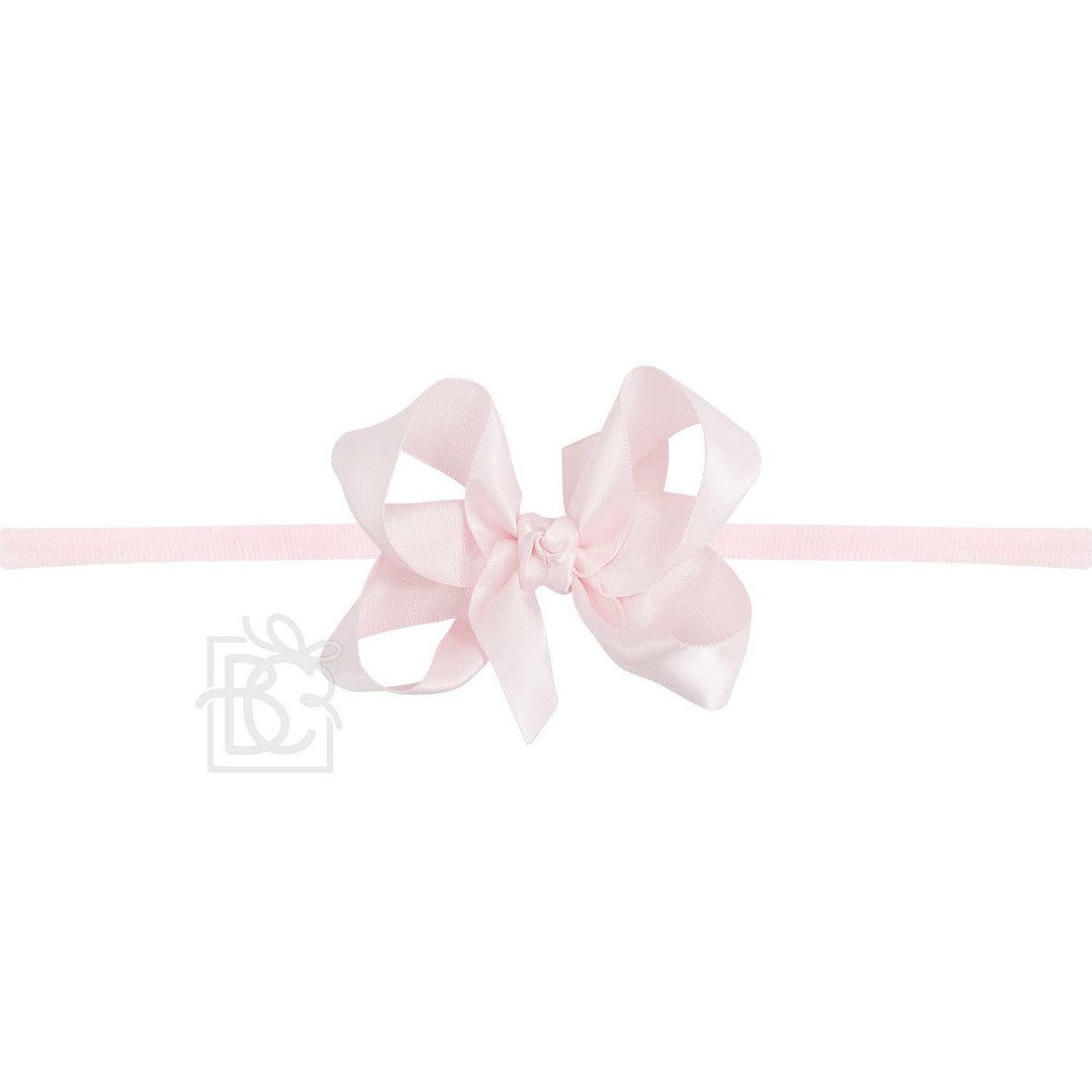 1/4" PANTYHOSE HEADBAND W/SATIN BOW