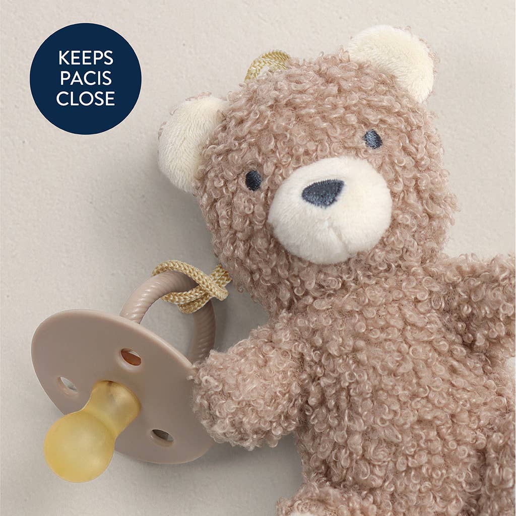 *FOUR OPTIONS* Bitzy Pal Natural Rubber Pacifier & Plush