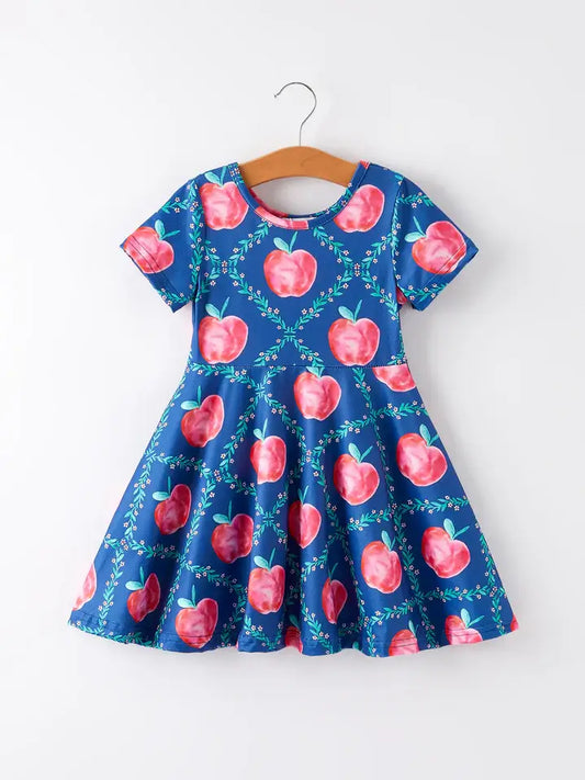 Back-To-School Apple Trellis Dress