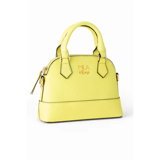 Neon Yellow Glitter Girl's Crossbody Purse