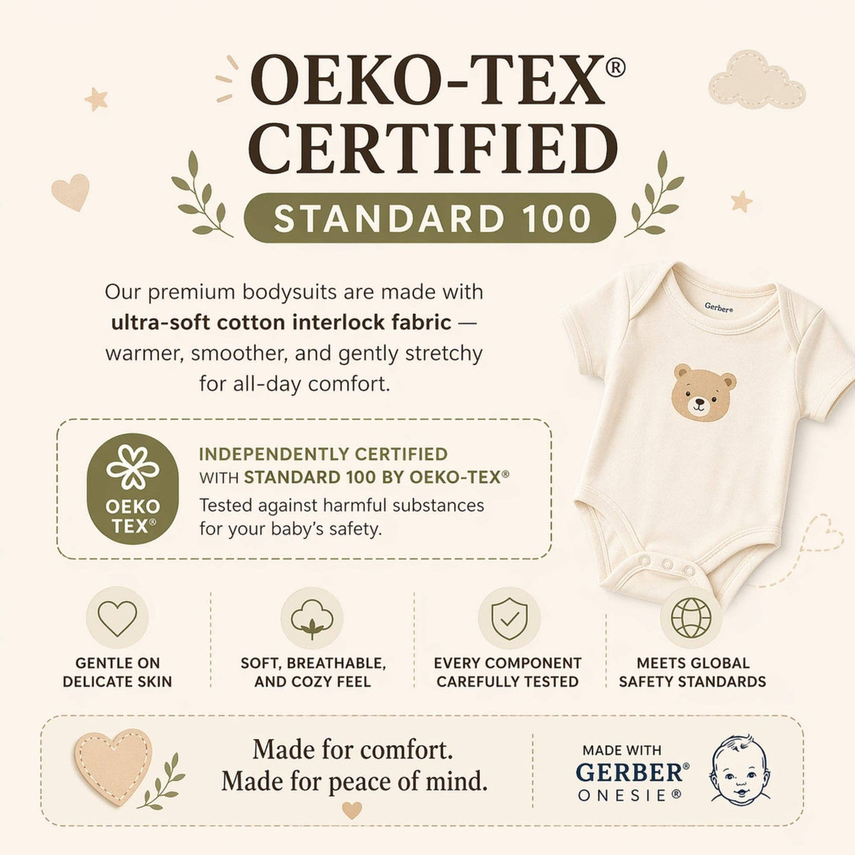 Silly Goose On The Loose Baby Onesie® - Baby Bodysuit for Boys and Girls