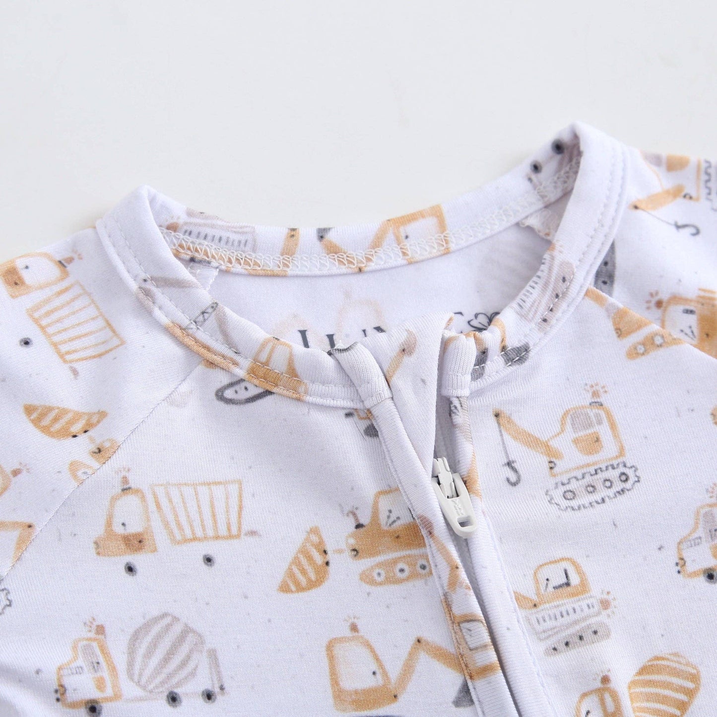 Dig This Zippered Baby Romper