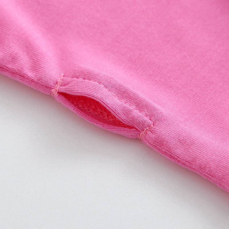Perfectly Pink Zipper Baby Romper
