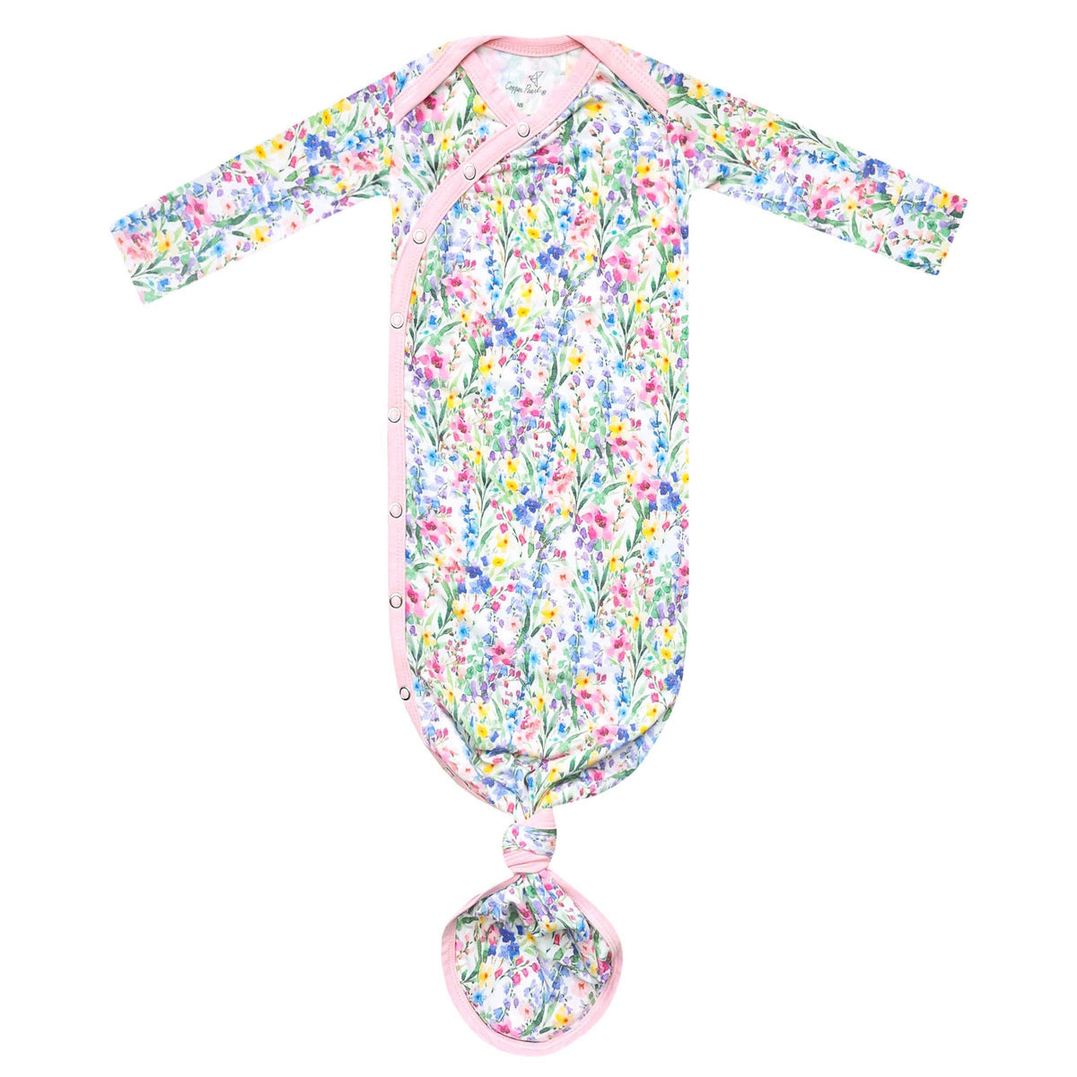 Newborn Knotted Gown - Josie