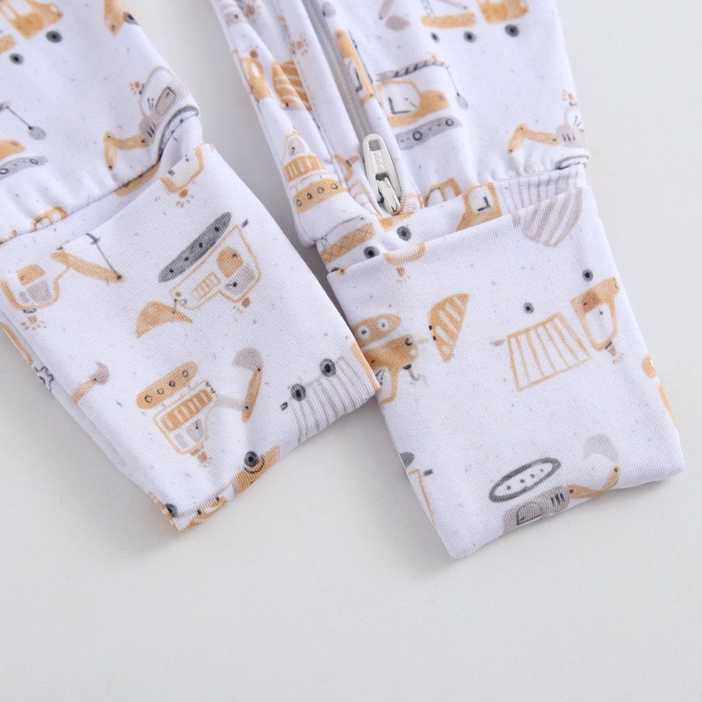 Dig This Zippered Baby Romper