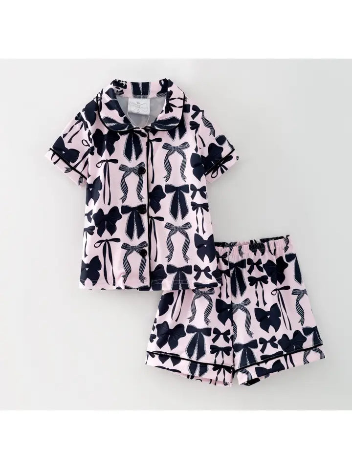 PRESALE: Pink Bow Pajama Set | Mom & Me