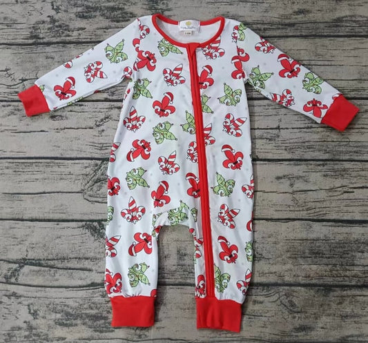 Light Blue Fleur De Lis Christmas Sleeper