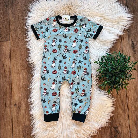 Cowboy Ghost Buddies Romper