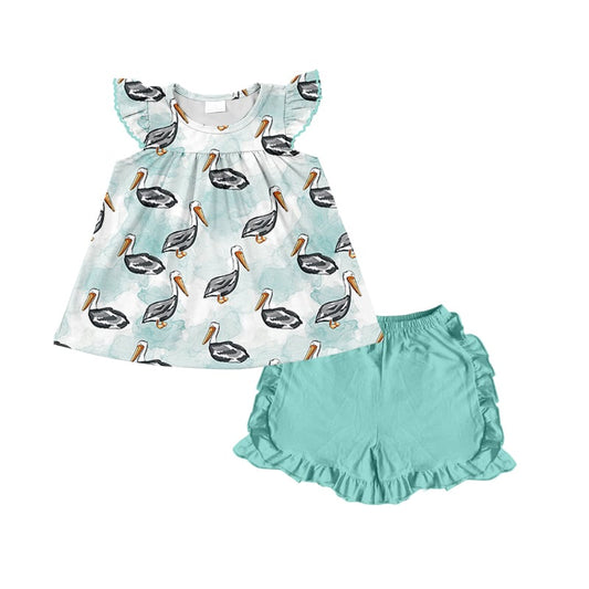 Louisiana Pelican Girl Set (July Delivery)