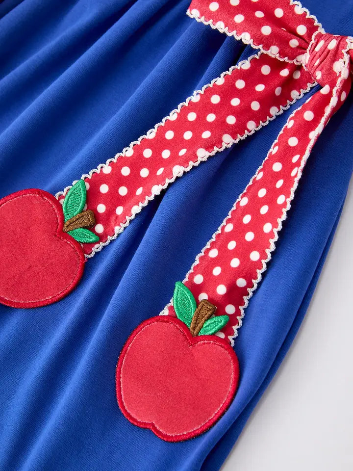 Apple Polka Dot Petals Collar Bow Dress (ETA: mid/late July)