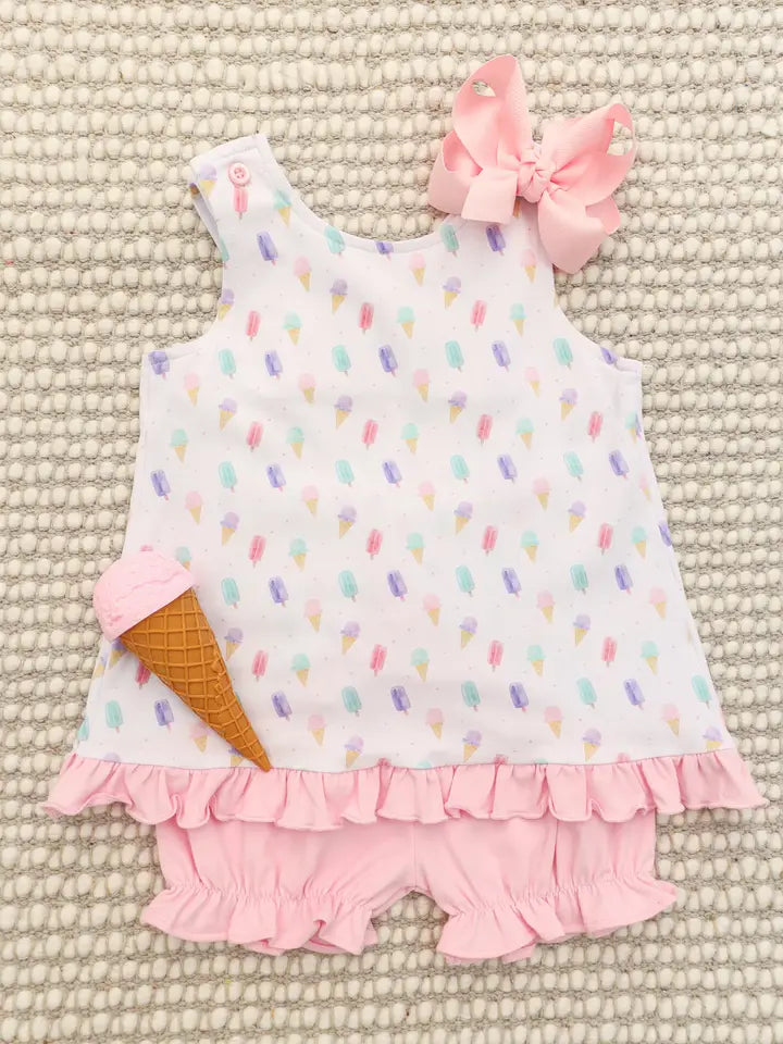 Summertime Sweets Swing Back Bloomer Set (Jellybean)