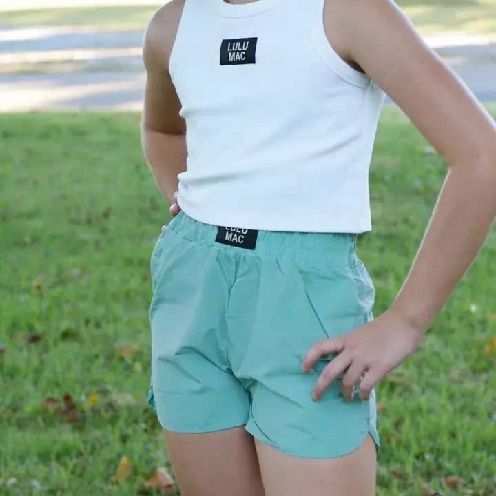 LULU MAC Turquoise Shorts (kids)