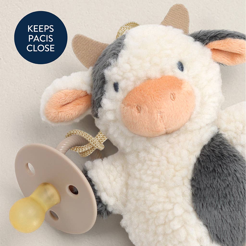 *FOUR OPTIONS* Bitzy Pal Natural Rubber Pacifier & Plush