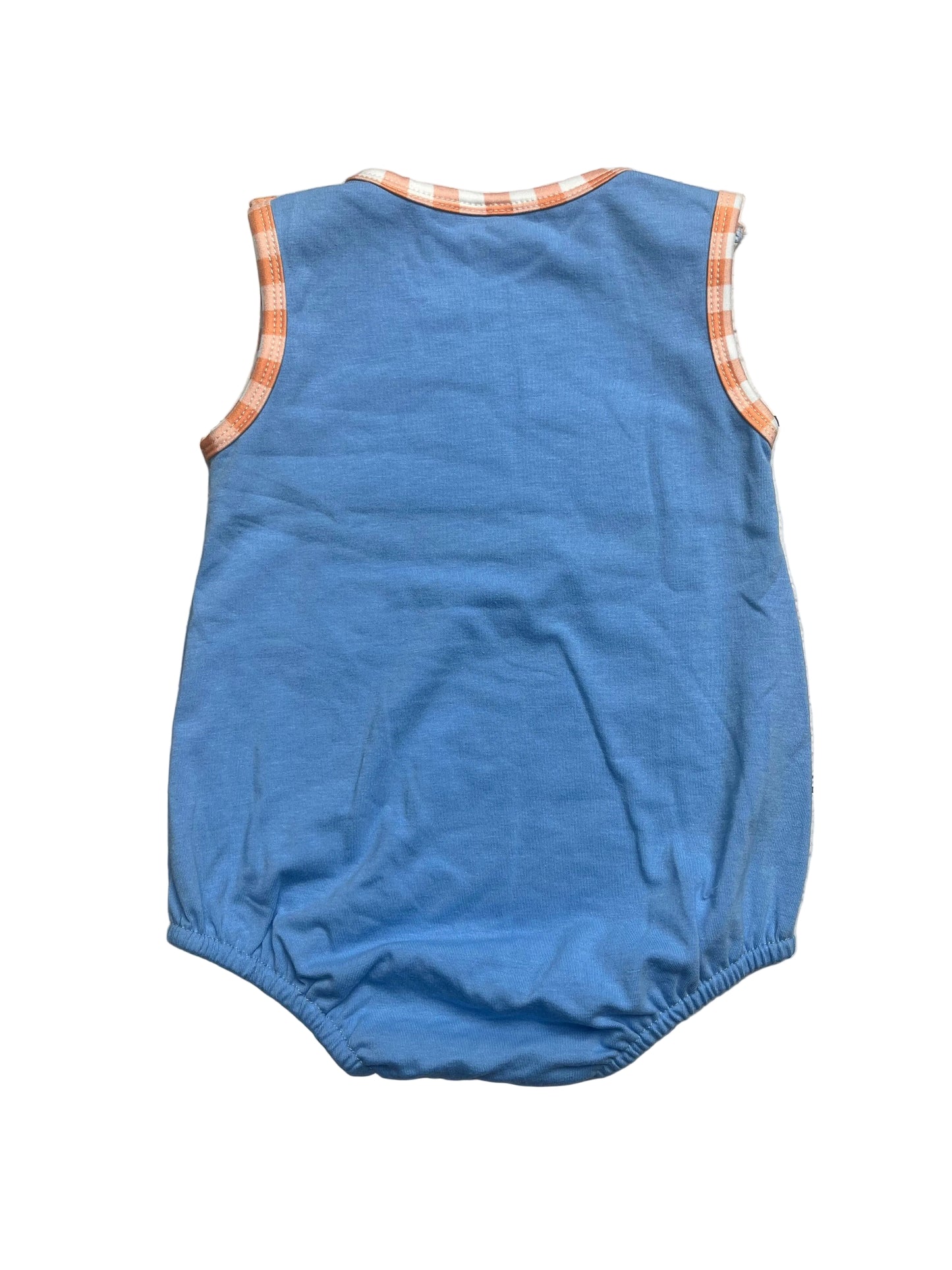 Baby Boy Puppy Pumpkin Appliqué Bubble