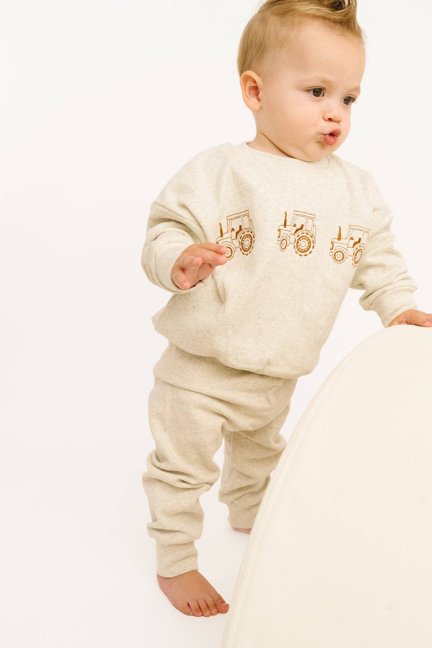 Tractor Embroidered Crewneck Set (ETA: 8/26/26)