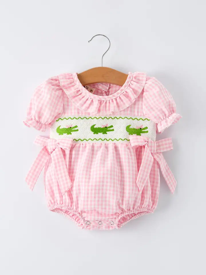 Later Gator Pink Romper
