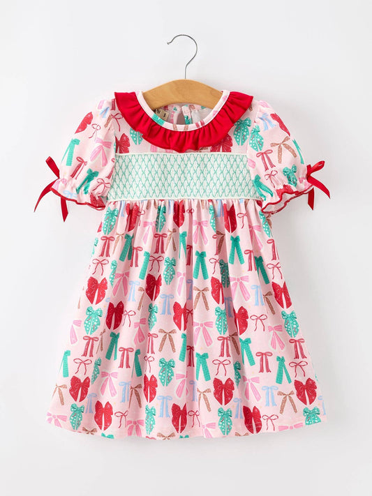 Bow Party Christmas Dress