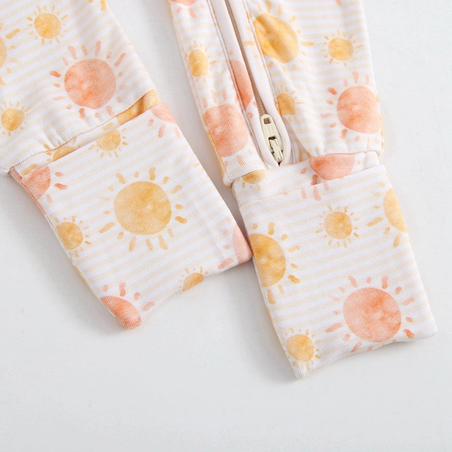 Brighter Days Zippered Baby Romper (ETA: 7/21/26)
