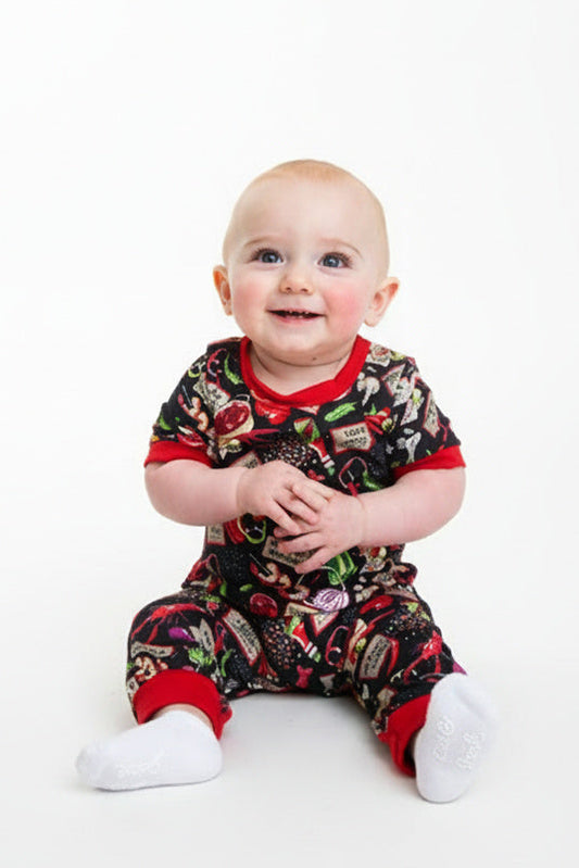 Spicy Crawfish Printed Romper